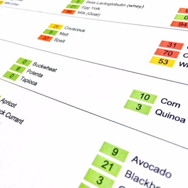 food sensitivity test